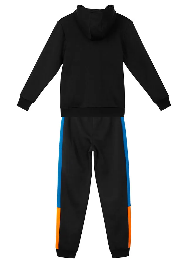 Black-Blue Jacket and Pant Set (2 Pieces)